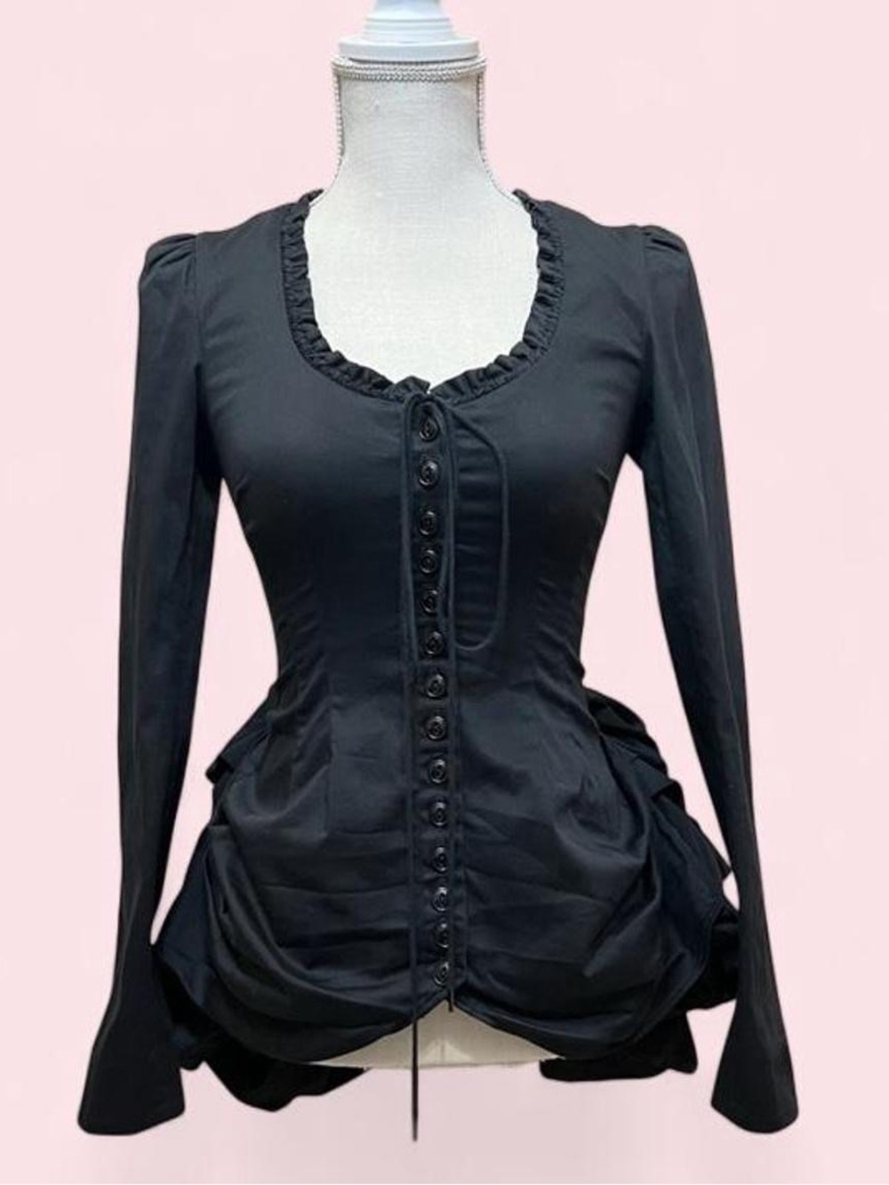 betsey johnson gothic top